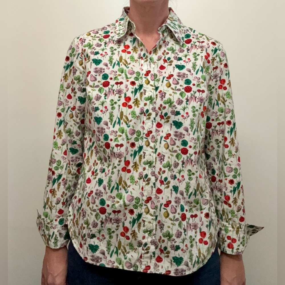 Boden Poplin Garden Shirt